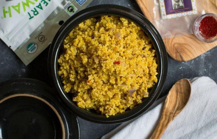 Crispy Saffron Toasted Quinoa - Rumi Spice