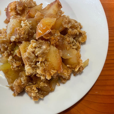 Garam Masala Apple Cobbler