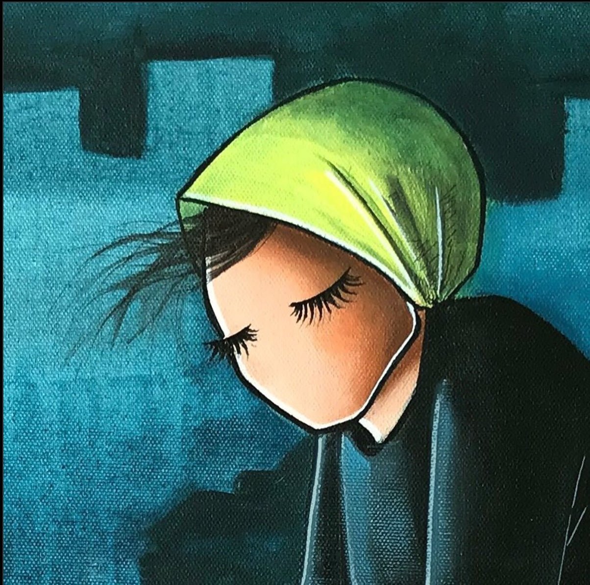 Limited Edition Signed Print by Shamsia Hassani - Rumi Spice - Rumi Spice - auction
