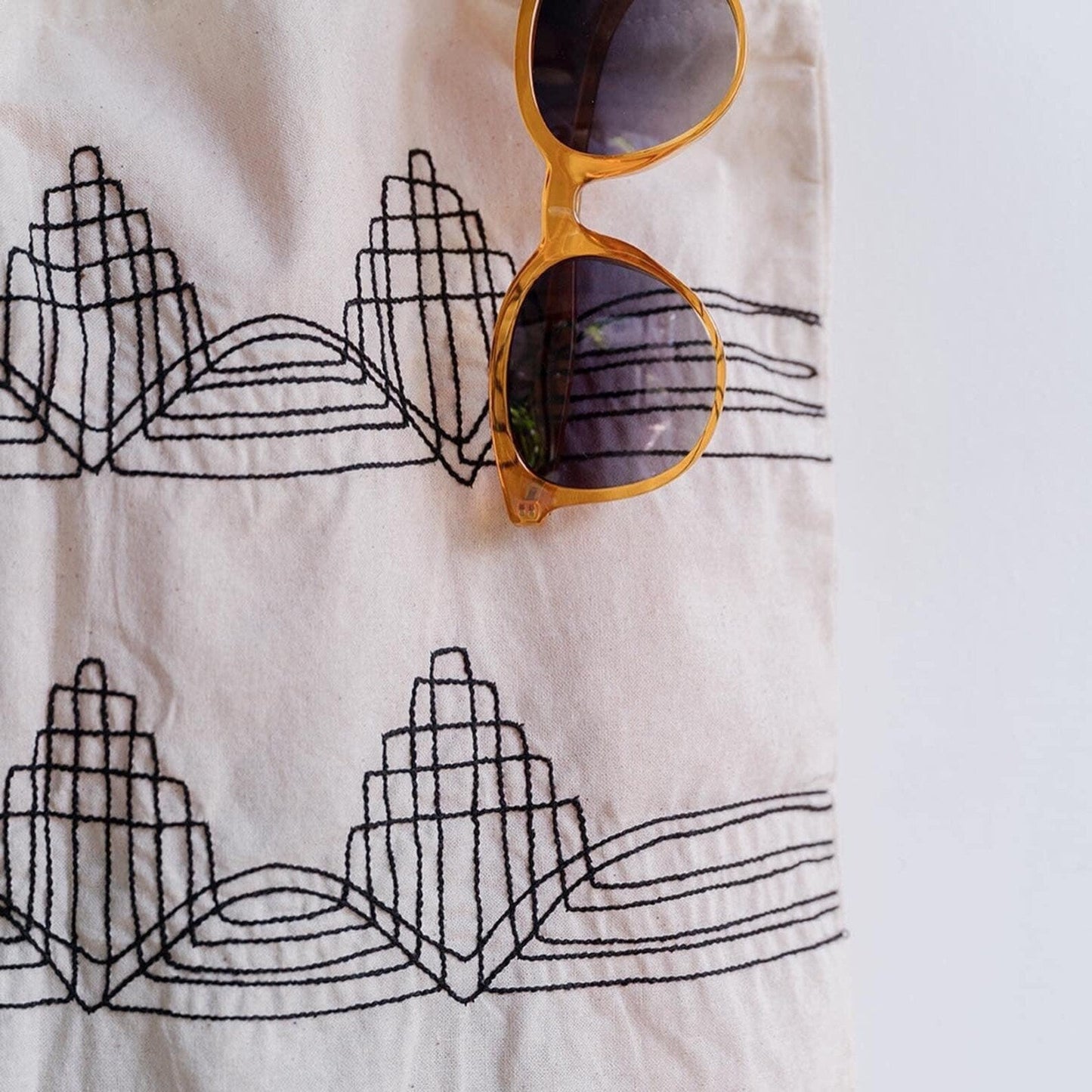 Recycled Cotton 'Mountain' Design Tote Bag - Rumi Spice - Rumi Spice - auction