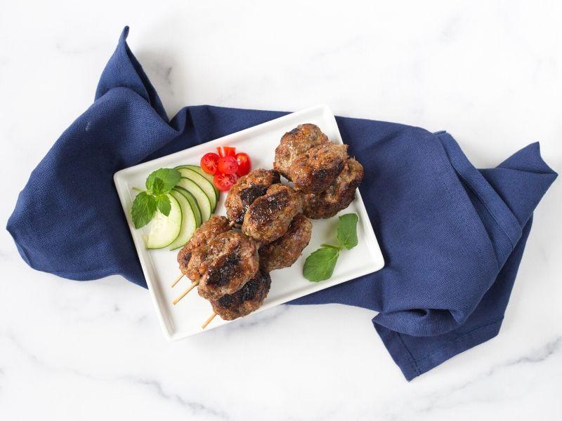 Baharat Glazed Lamb Kebabs - Rumi Spice