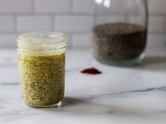 Saffron Chia Seed Pudding