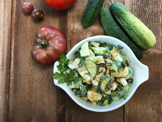 Cool Cumin Cucumber Salad