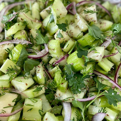 Crunchy Dill Cucumber Salad