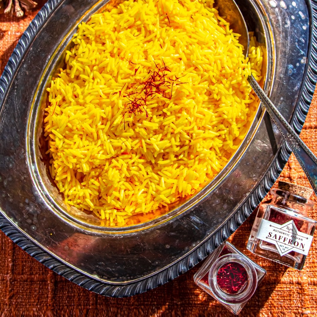Easy Saffron Rice - Rumi Spice