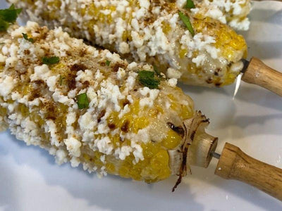 Elotes Seasoned with Rumi Spice Blends