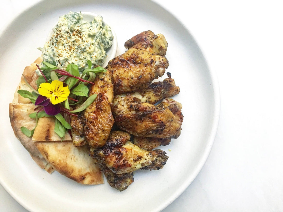 Afghan Curry Spiced Grilled Chicken Wings - Rumi Spice