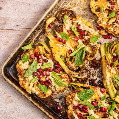 Grilled Harissa Cauliflower Steaks