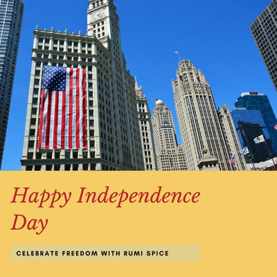Happy Independence Day America, Celebrate with Rumi Spice