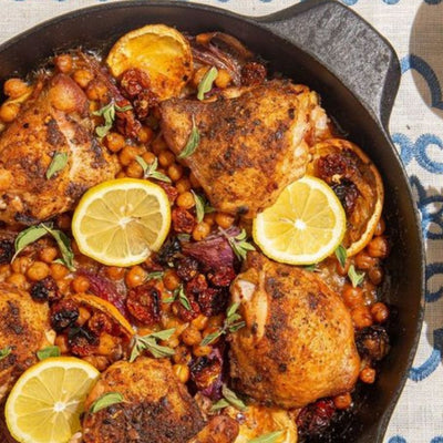 Harissa Chicken and Chickpeas