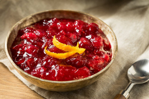 Homemade Cranberry Sauce with honey and Rumi Spice Kabul Piquant