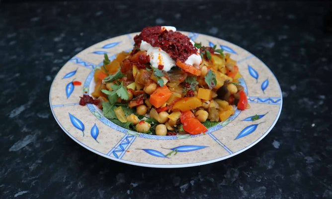 Loaded Winter Vegetable Tagine with Ras el Hanout