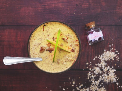 Overnight Oats with Cinnamon & Saffron