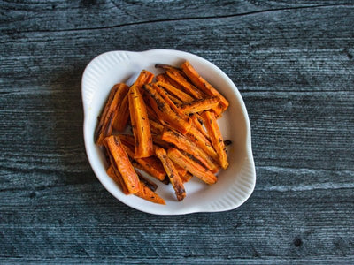 Roasted Black Cumin Carrot Sticks Recipe