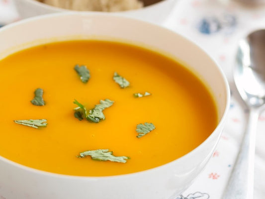 Roasted Carrot Curry Soup