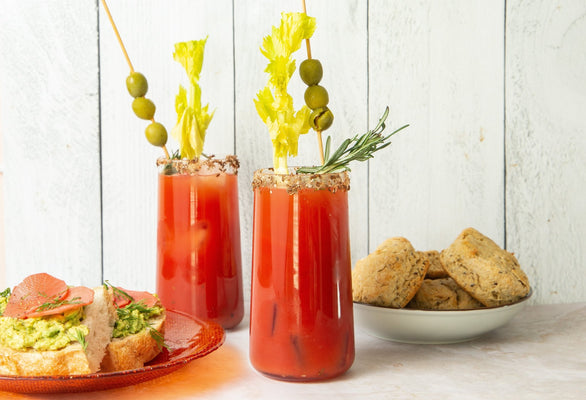 Rumi Bloody Mary with Paella Seasoning