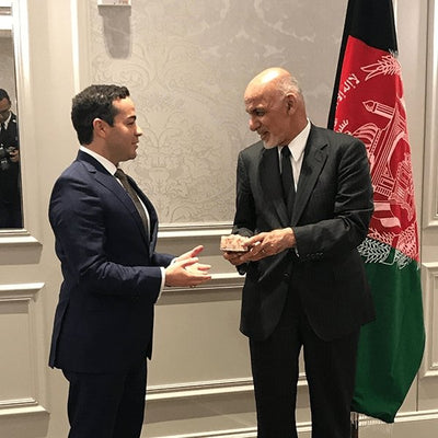 Rumi Invited to Meet the Afghanistan President and Afghanistan Ambassador