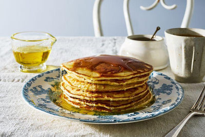 Saffron & Rosewater Pancakes