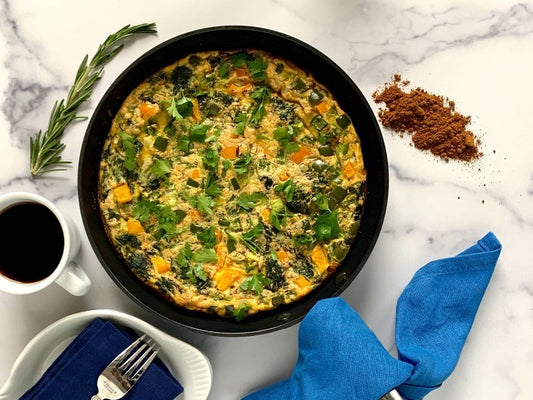 Southwest Chili Veggie Frittata