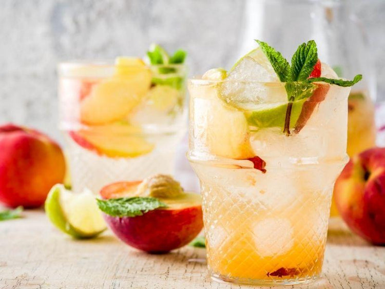 Sparkling Saffron Vodka Punch Rumi Spice