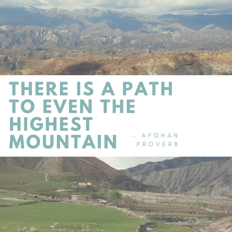 There is a path to even the highest mountain - Rumi Spice