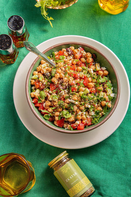 Za'atar Chickpea Salad